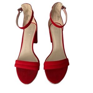 Red heeled sandals - Keneth Cole Size 8.5
